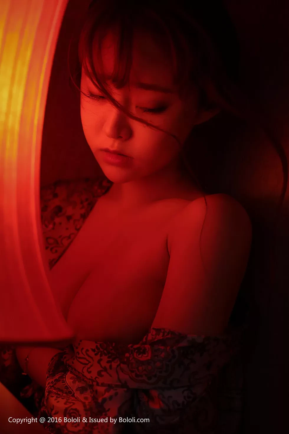 [DKGirl御女郎]Vol.101_嫩模雪儿Cier私房灰色蕾丝情趣内衣秀豪乳翘臀诱惑写真47P